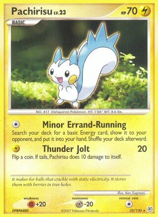 Pachirisu, Burger King Collection 2008 035/130
