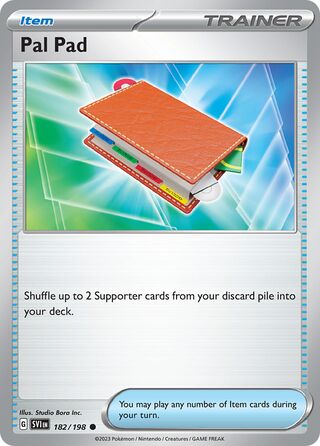 Pal Pad, Play! Pokémon Prize Pack Series Four 182/198