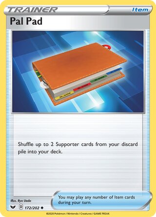 Pal Pad, WC Deck 2022 (Ice Rider Palkia) 172/202