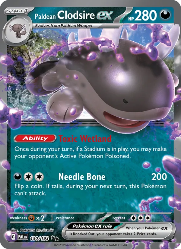 Paldean Clodsire EX, Paldea Evolved 130/193
