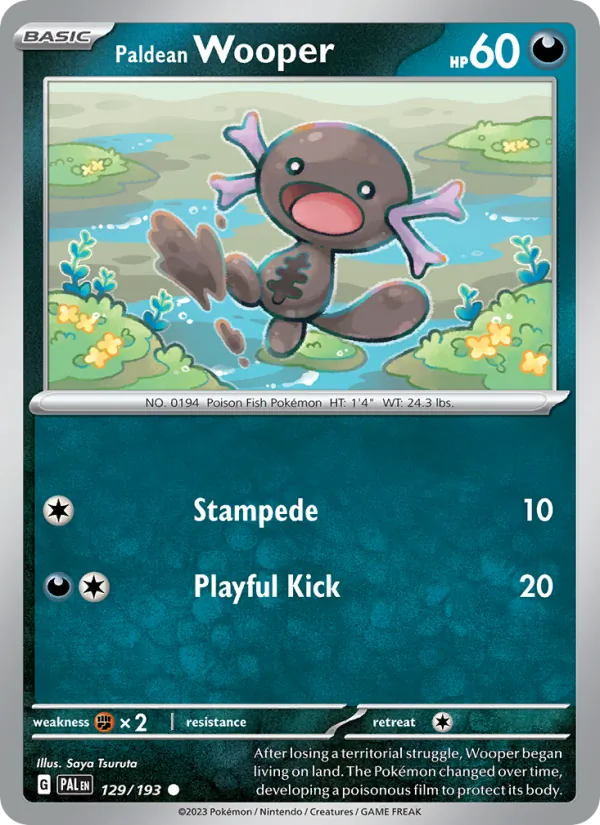 Paldean Wooper, Paldea Evolved 129/193