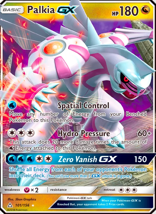 Palkia GX, Ultra Prism 101/156