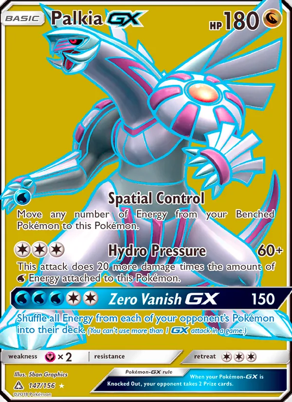 Palkia GX, Ultra Prism 147/156