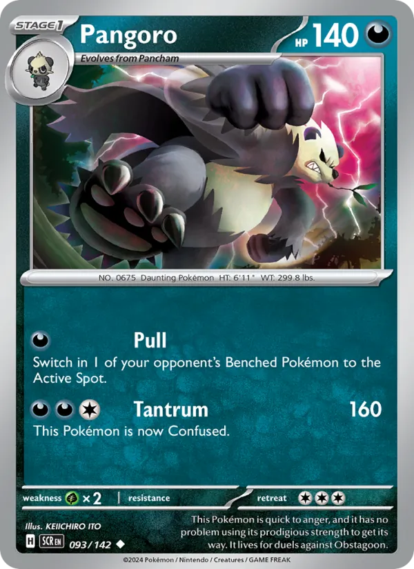 Pangoro, Stellar Crown 093/142