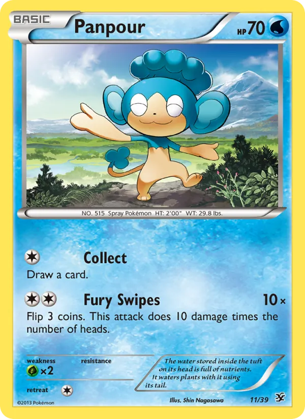 Panpour, Kalos Starter Set 011/039