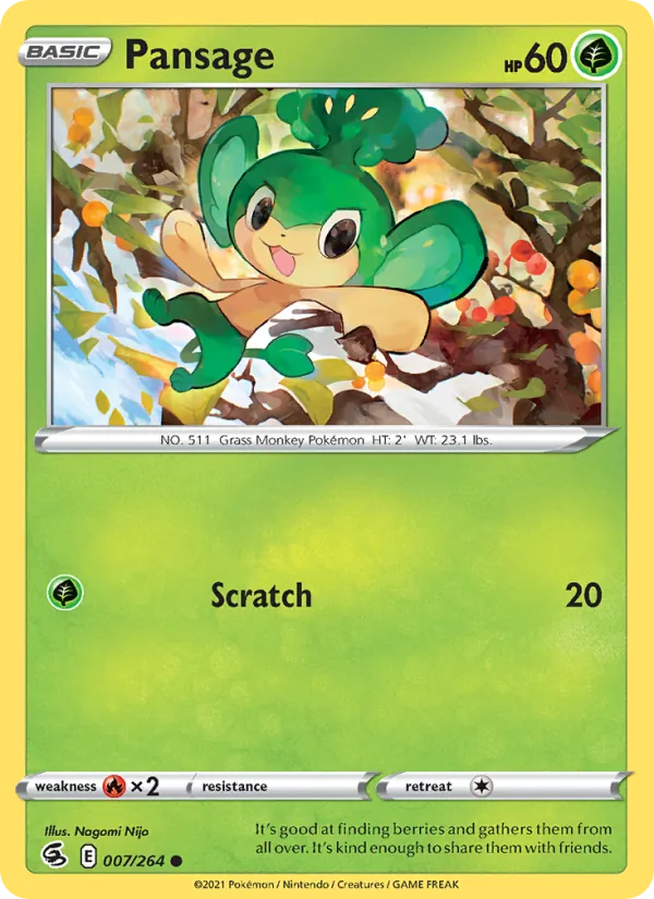 Pansage, Fusion Strike 007/264