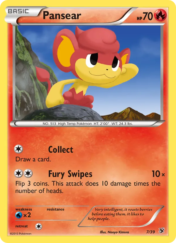 Pansear, Kalos Starter Set 007/039