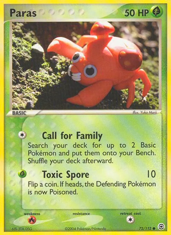 Paras, FireRed & LeafGreen 072/112