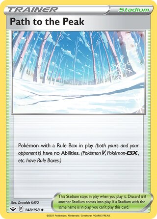 Path to the Peak, WC Deck 2022 (Ice Rider Palkia) 148/198
