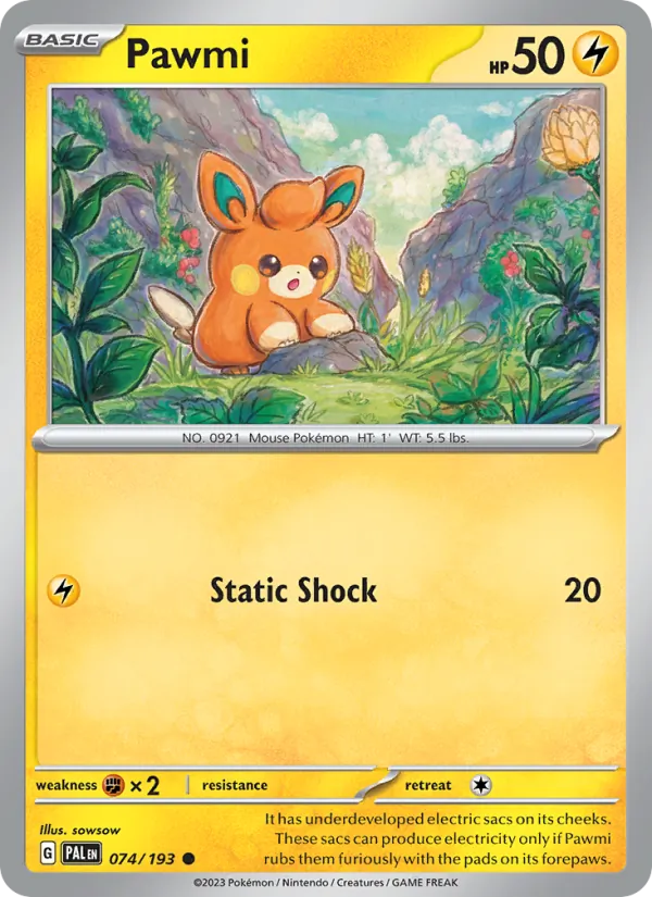 Pawmi, Paldea Evolved 074/193