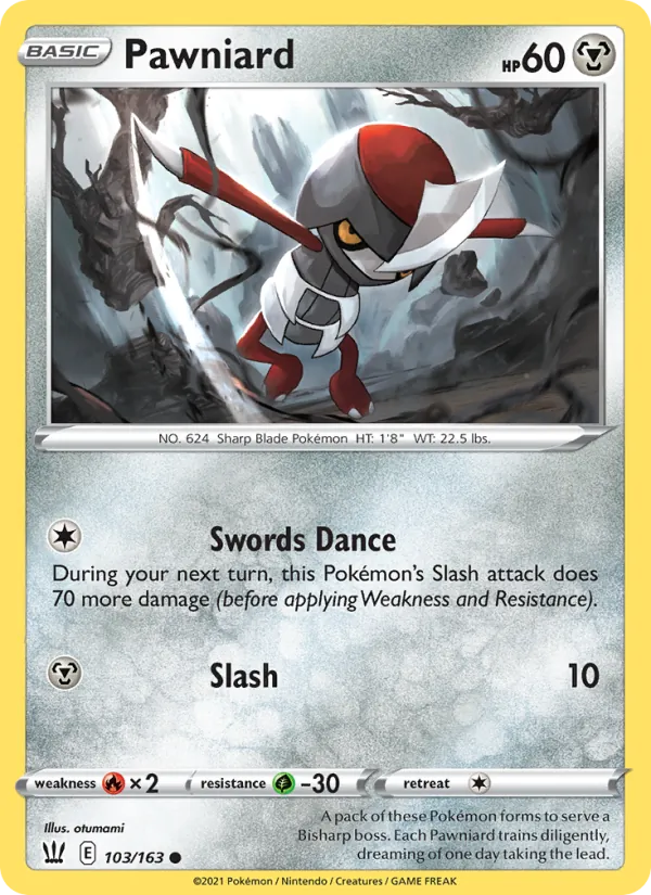 Pawniard, Battle Styles 103/163