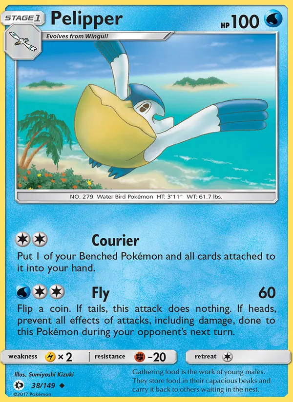 Pelipper, Sun & Moon 038/149