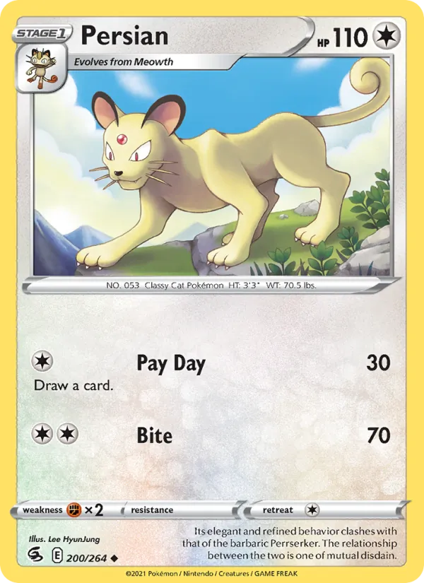 Persian, Fusion Strike 200/264