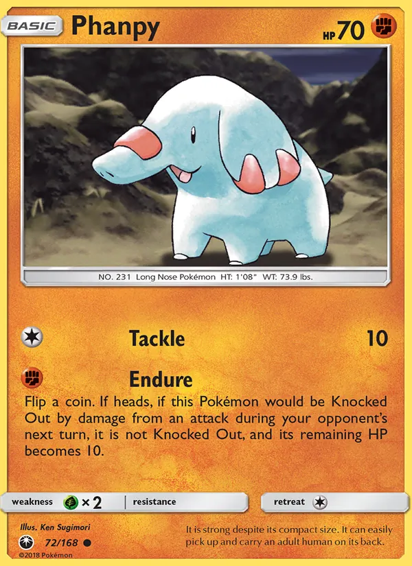 Phanpy, Celestial Storm 072/168
