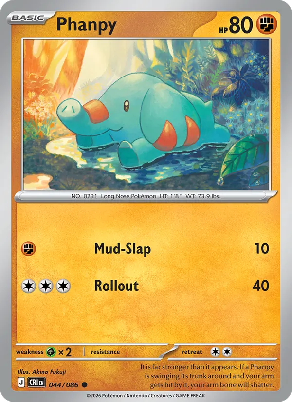 Phanpy, Chaos Rising 044/086