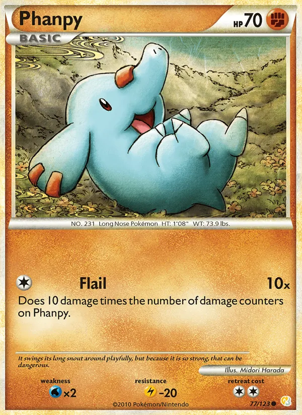 Phanpy, HeartGold & SoulSilver 077/123