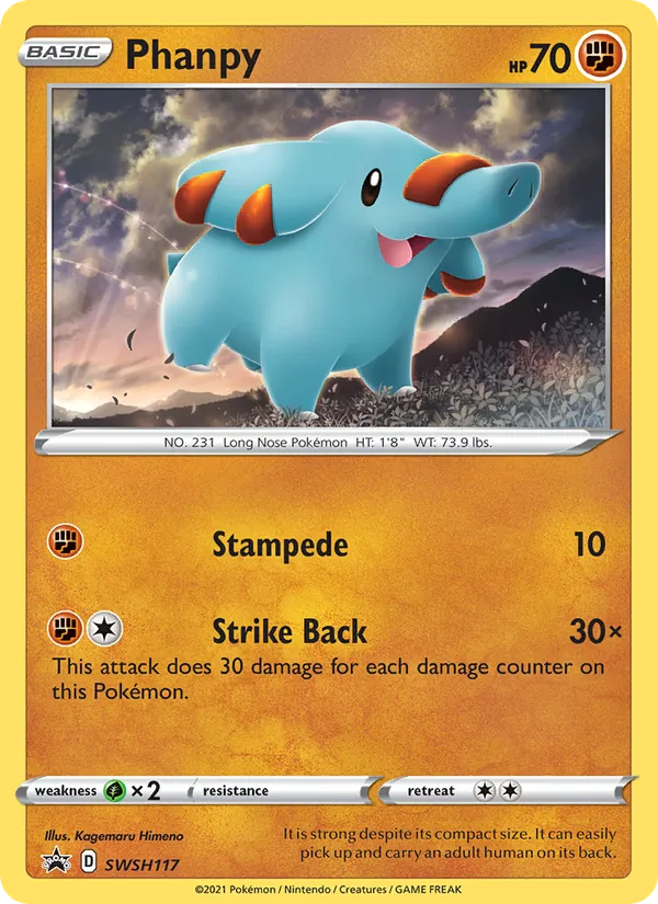 Phanpy, SWSH Black Star Promos SWSH117/307