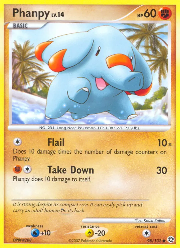 Phanpy, Secret Wonders 098/132