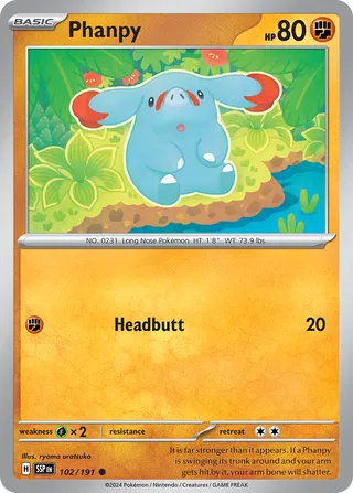 Phanpy, Surging Sparks 102/191