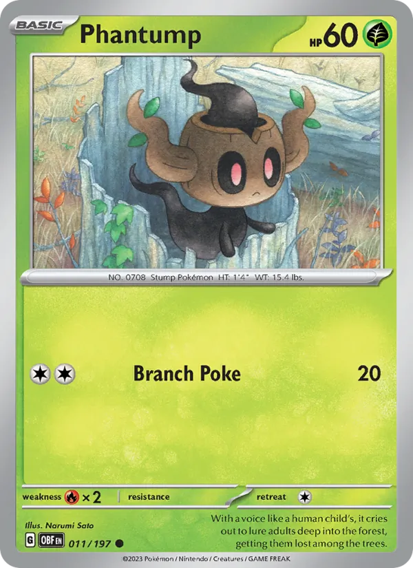 Phantump, Obsidian Flames 011/197