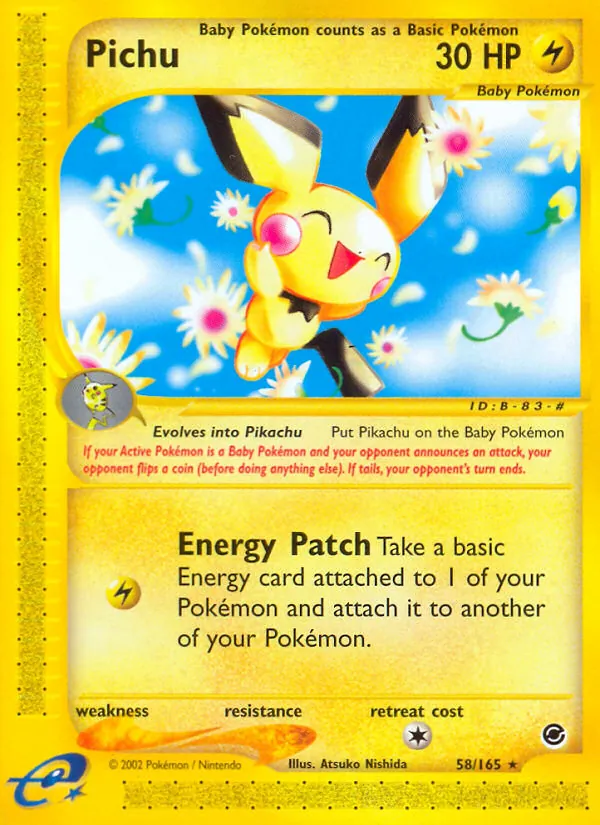 Pichu, Expedition Base Set 058/165