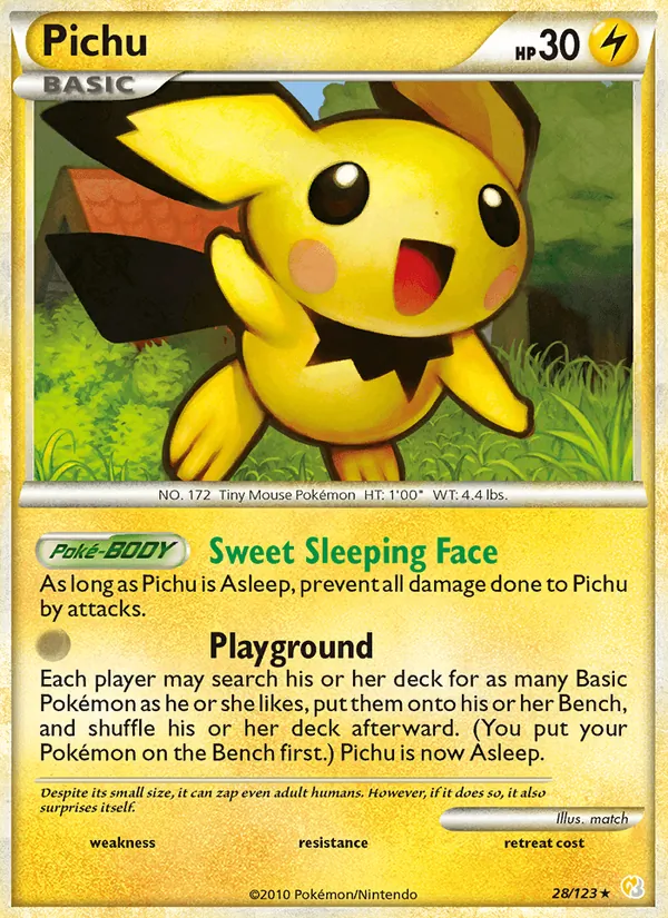 Pichu, HeartGold & SoulSilver 028/123