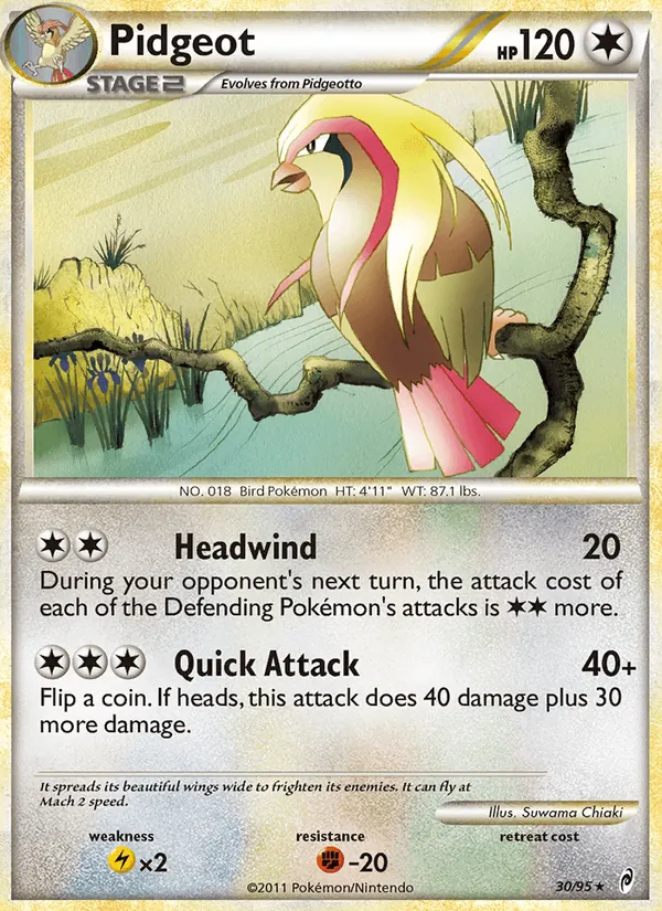 Pidgeot, Call of Legends 030/095