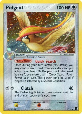 Pidgeot, WC Deck 2006 (Eeveelutions) 010/112