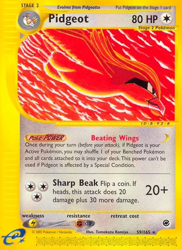 Pidgeot, Expedition Base Set 059/165