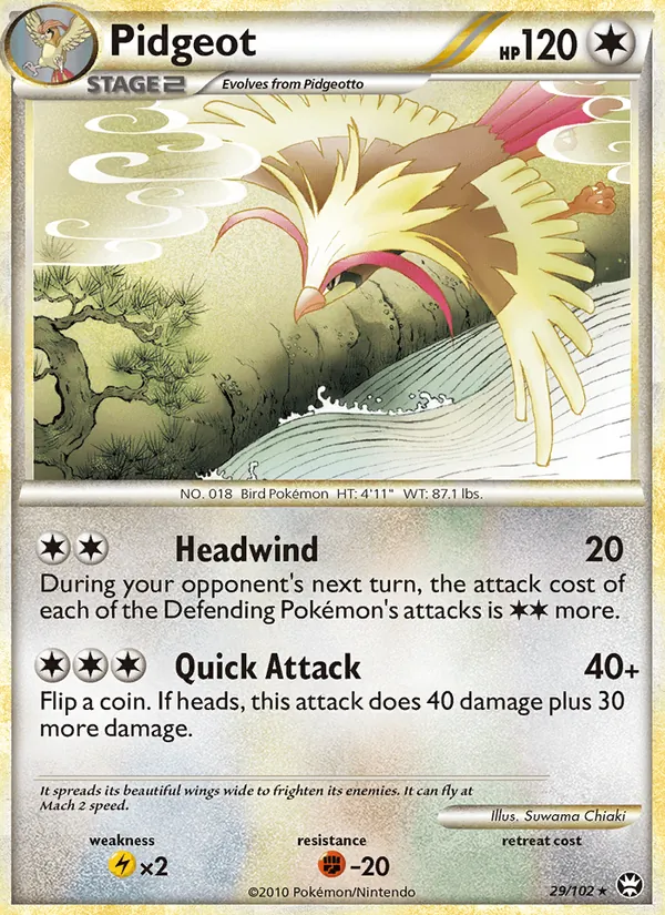 Pidgeot, Triumphant 029/102