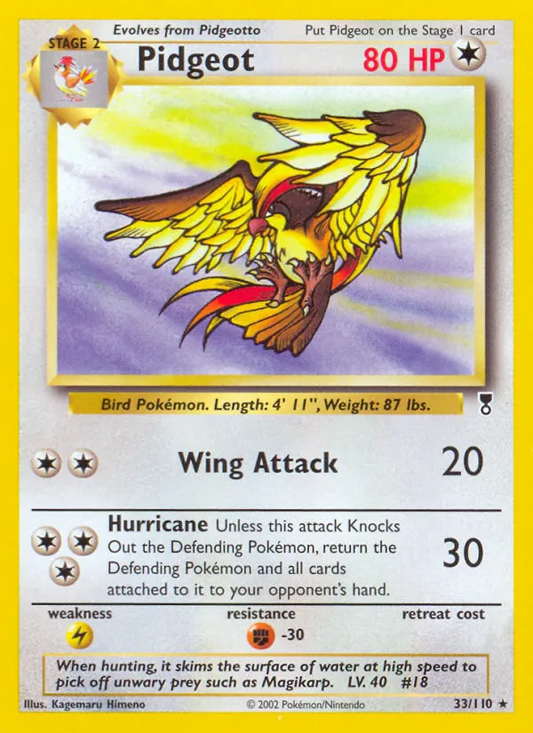 Pidgeot, Legendary Collection 033/110