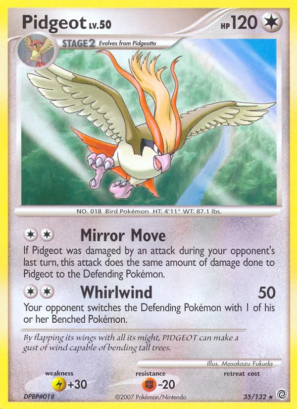Pidgeot, Secret Wonders 035/132