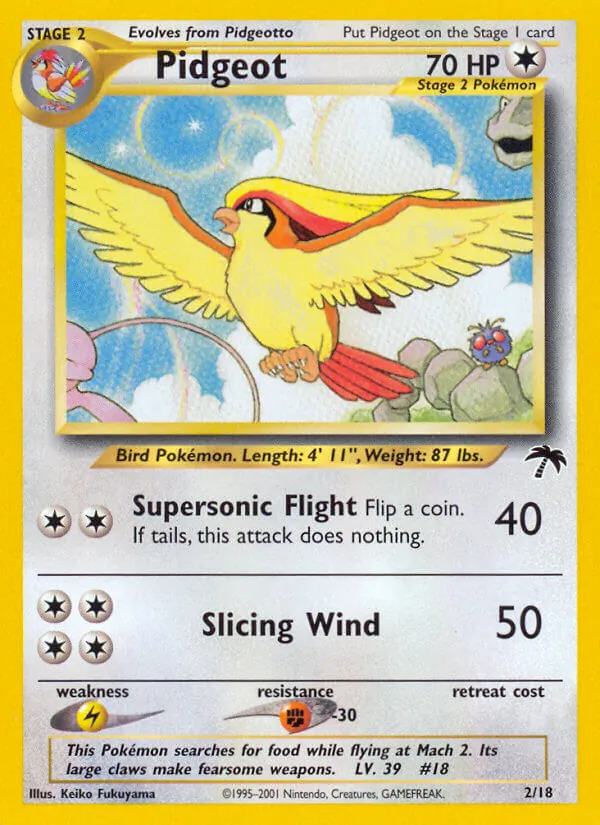 Pidgeot, Southern Islands 002/018