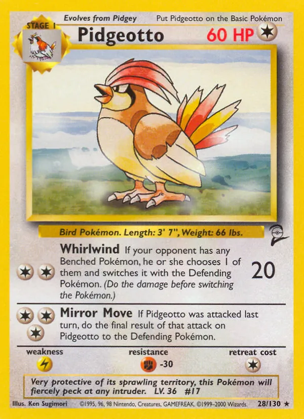 Pidgeotto, Base Set 2 028/130