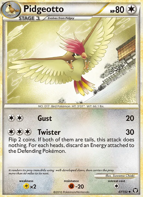 Pidgeotto, Triumphant 047/102