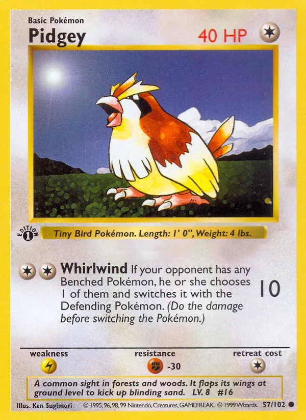 Pidgey, Base 057/102