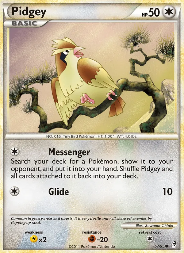 Pidgey, Call of Legends 067/095