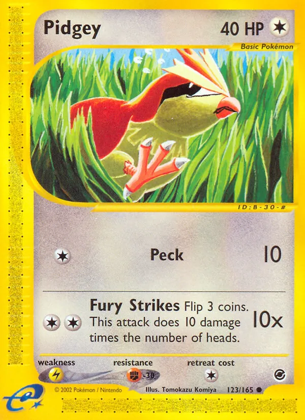 Pidgey, Expedition Base Set 123/165