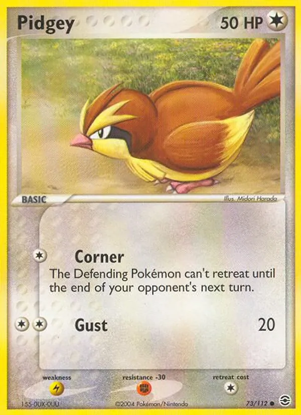 Pidgey, FireRed & LeafGreen 073/112