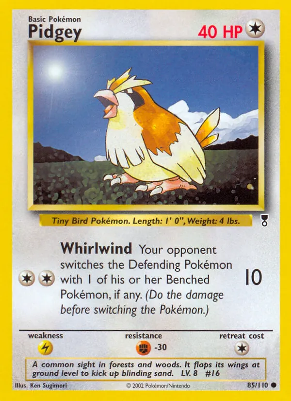 Pidgey, Legendary Collection 085/110