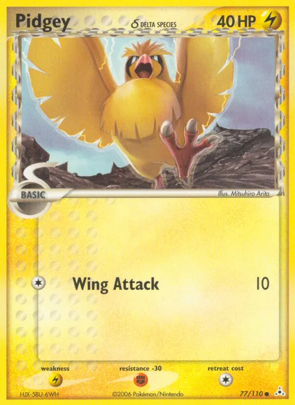 Pidgey δ, Holon Phantoms 077/110