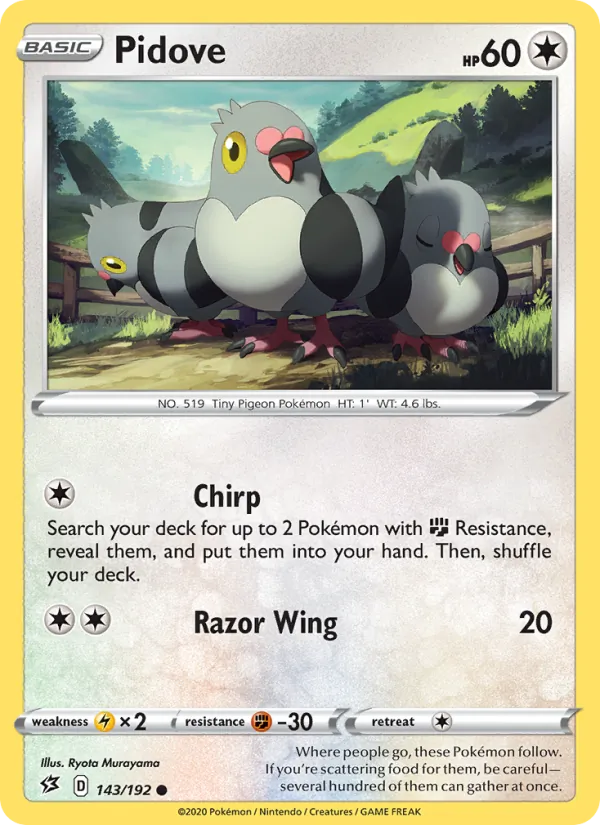 Pidove, Rebel Clash 143/192