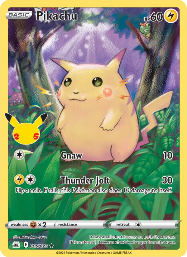 Pikachu, Celebrations 005/025