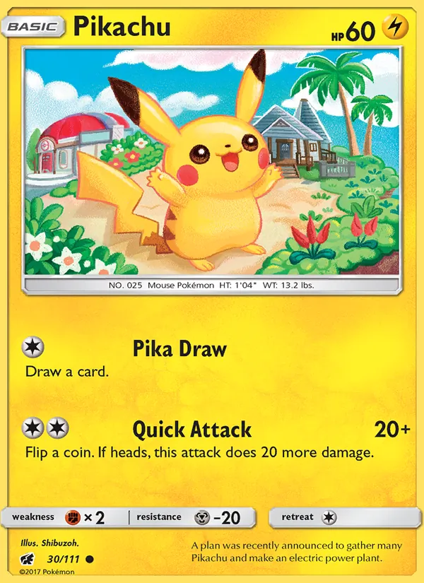 Pikachu, Crimson Invasion 030/111