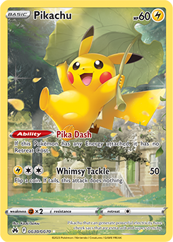 Pikachu, Crown Zenith Galarian Gallery GG30/70