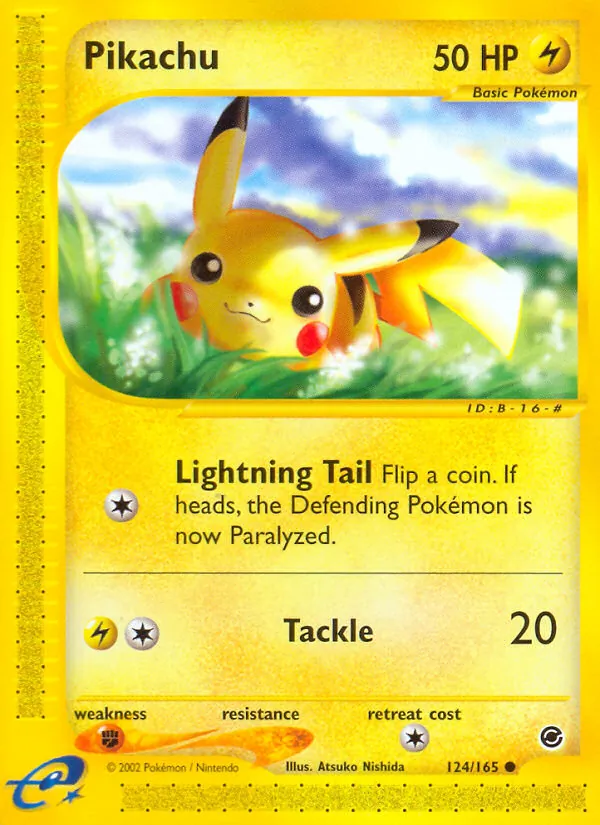 Pikachu, Expedition Base Set 124/165