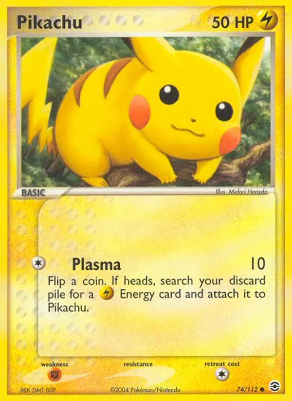 Pikachu, FireRed & LeafGreen 074/112