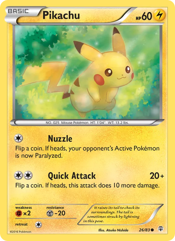 Pikachu, Generations 026/083