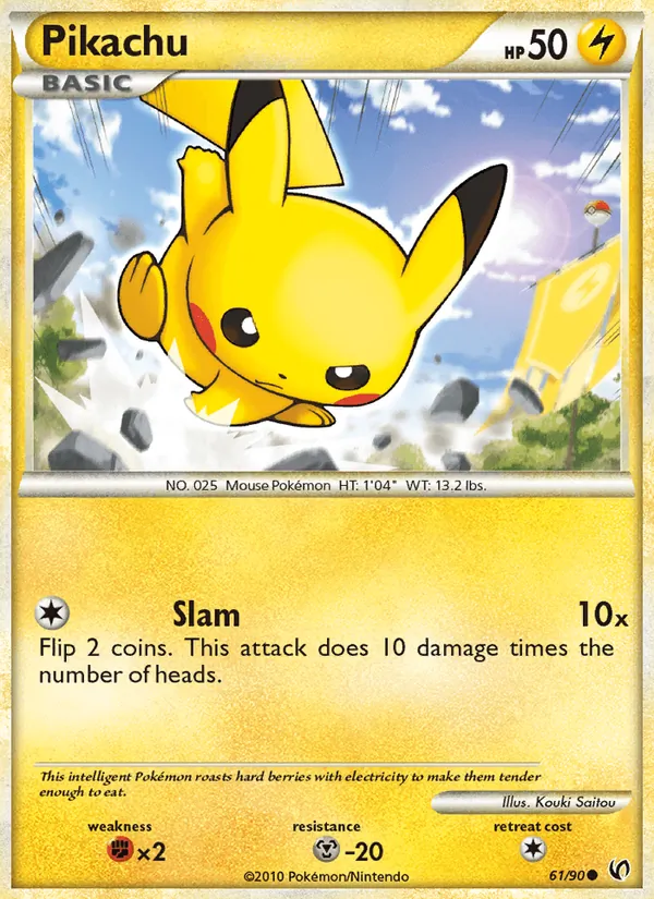Pikachu, Undaunted 061/090