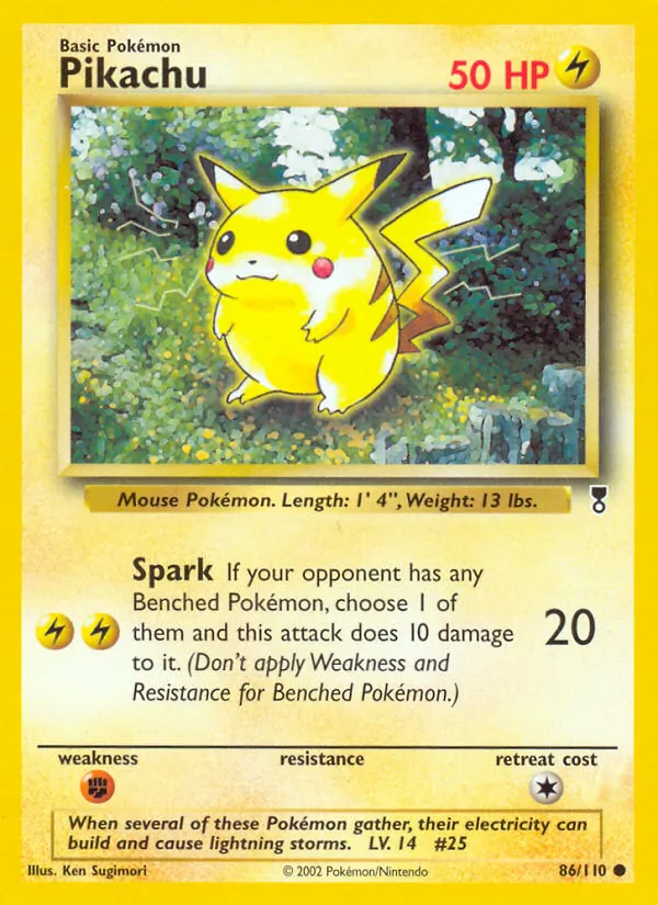 Pikachu, Legendary Collection 086/110